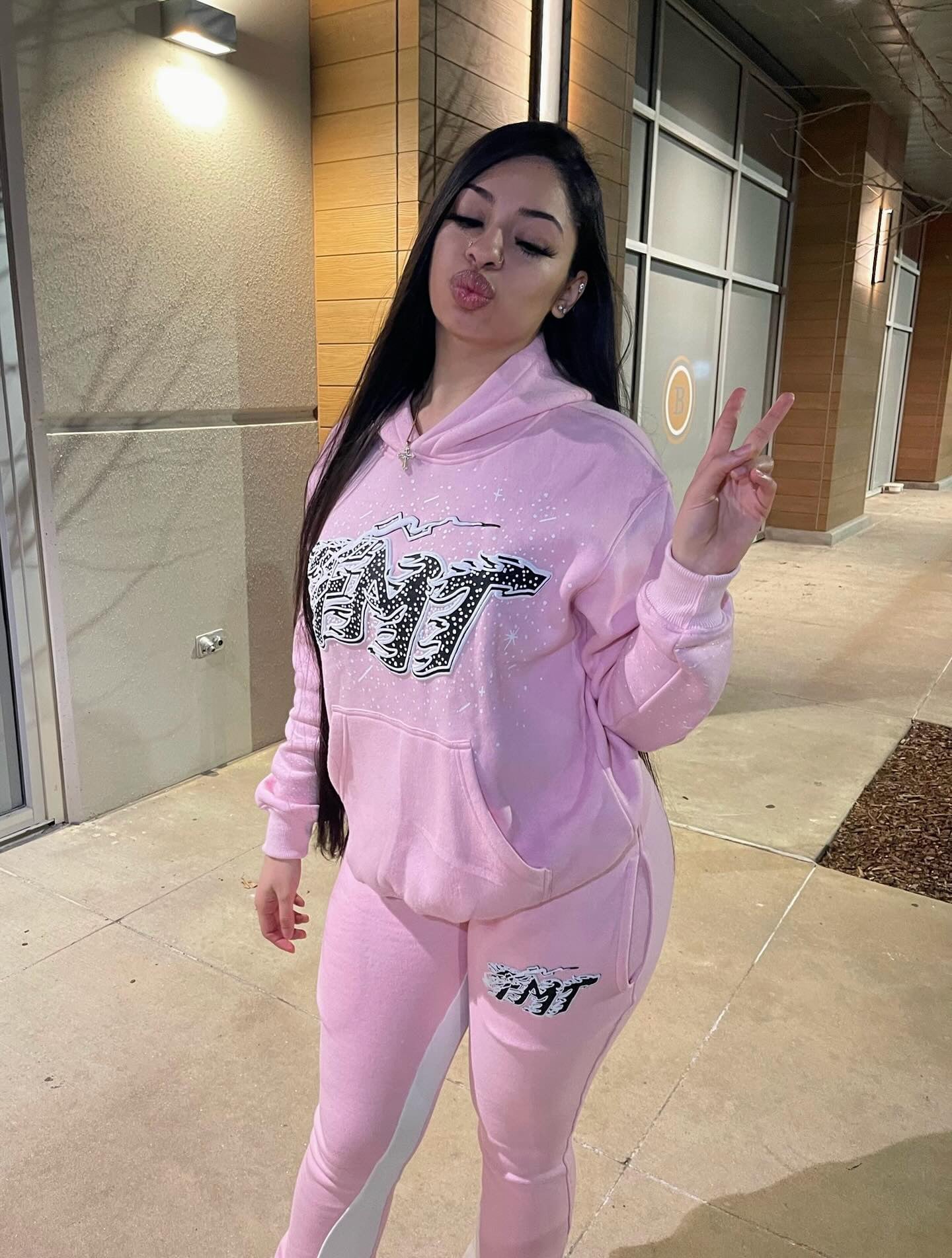π HOODIE (PINK)